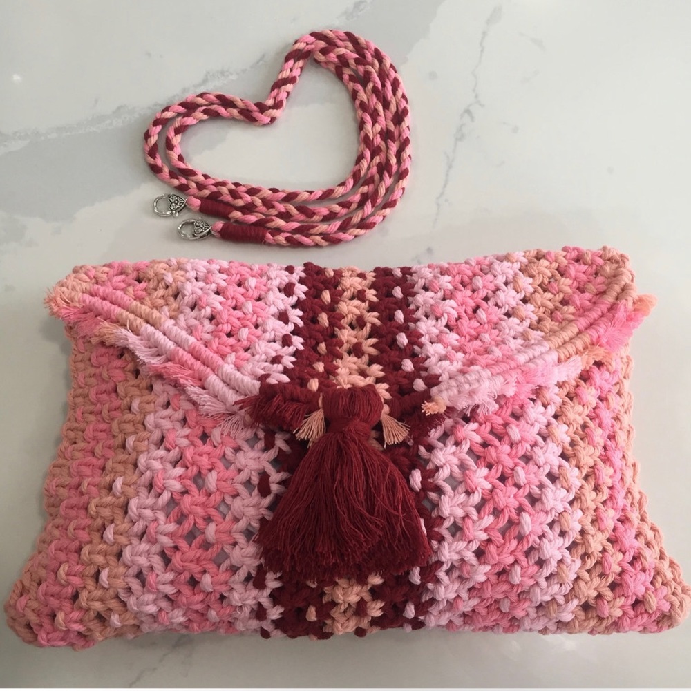 Handmade macrame bag